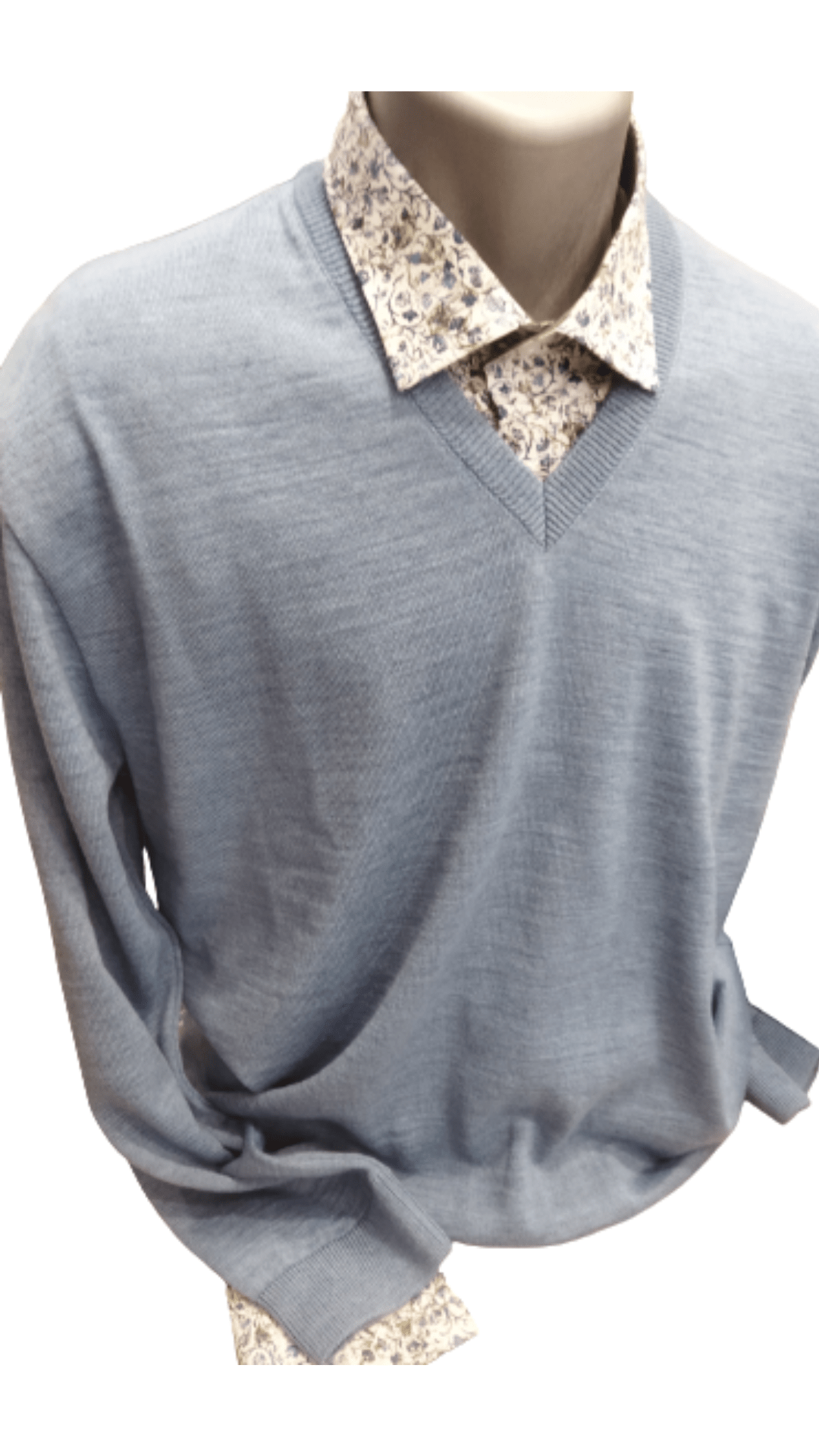 Pull fin et chemise Louis Victor