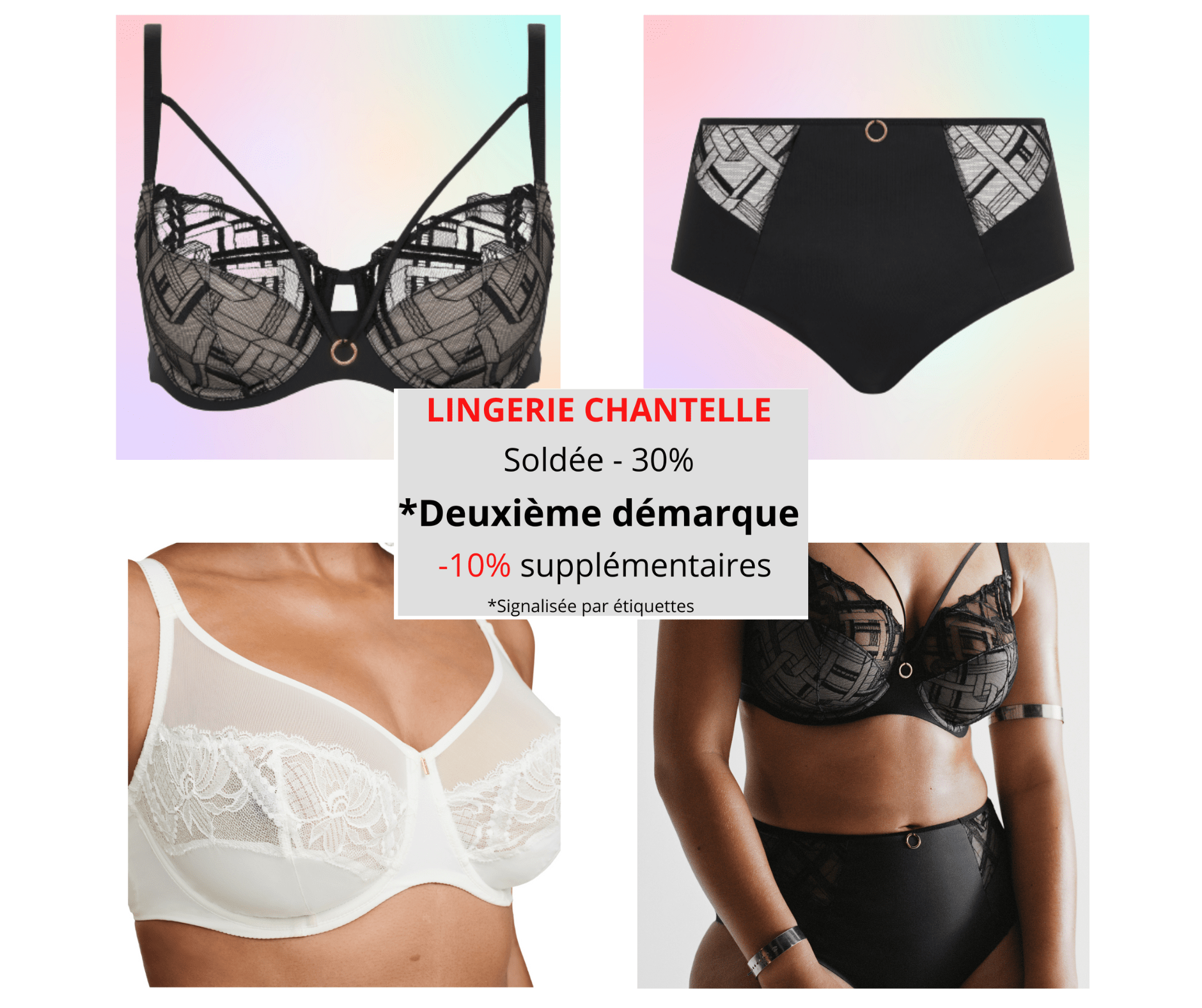 Démarque lingerie Chantelle