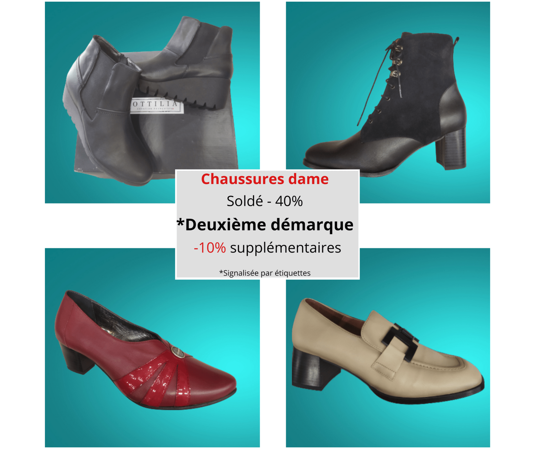 Démarque chaussures dame