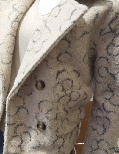 Veste laine bouillie